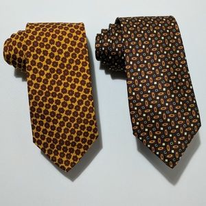 Brooks Brothers Makers Ties Lot of Two